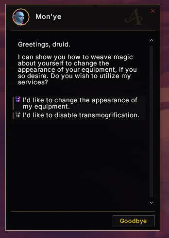 Quest dialogue